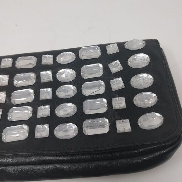 LULU BLACK WRISTLET WITH FAUX CRYSTALS. - Picture 10 of 11